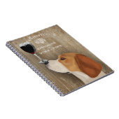 Carnet Chien Au Vin Beagle (Côté Droit)