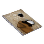 Carnet Chien Au Vin Boxer (Côté Droit)