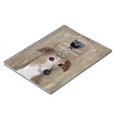 Carnet Chien Au Vin Greyhound (Côté gauche)