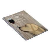 Carnet Chien Au Vin Jaune Labrador (Côté Droit)