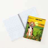 Carnet Chien beagle (Intérieur)