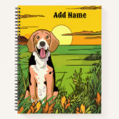 Carnet Chien beagle (Devant)