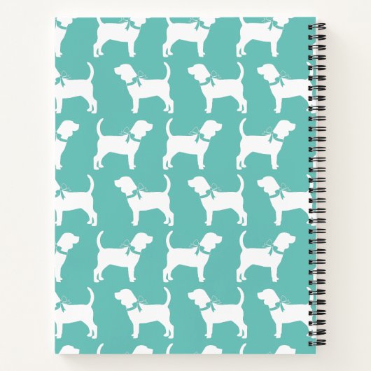 Carnet Chien beagle Chien Chien Chien Chien Chien Chien C (Dos)