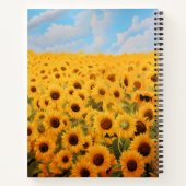 Carnet Chien berger allemand en tournesol (Dos)