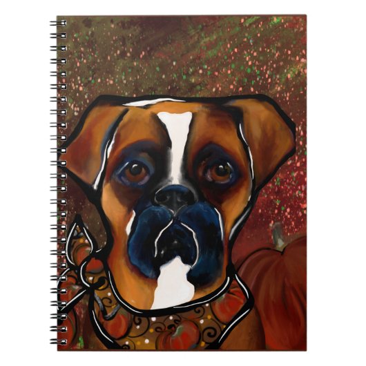 Carnet Chien Boxer (Devant)
