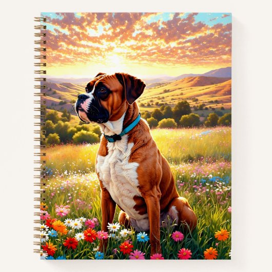 Carnet Chien Boxer (Devant)