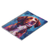 Carnet Chien breton coloré (Côté gauche)