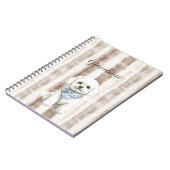 Carnet Chien Brun Rayé Rustique de Sicile (Côté gauche)