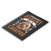 Carnet Chien Cavapoo Parent Cute Puppy Propriétaire (Côté gauche)