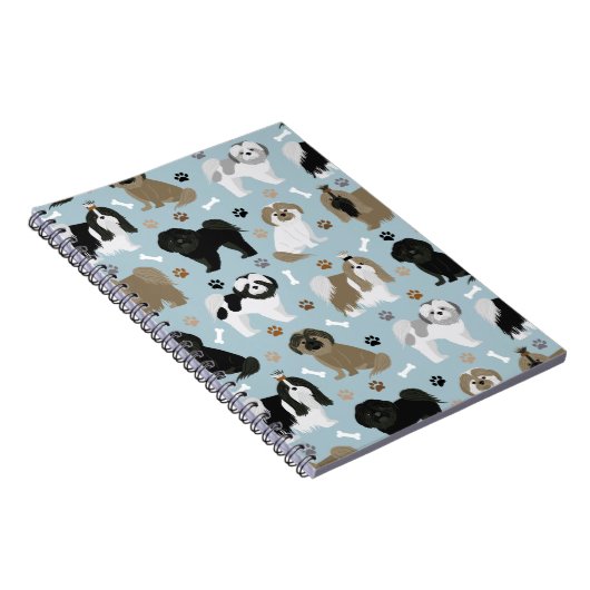 Carnet Chien Chien Chien Chien Chien Chien Paws et Os (Côté Droit)