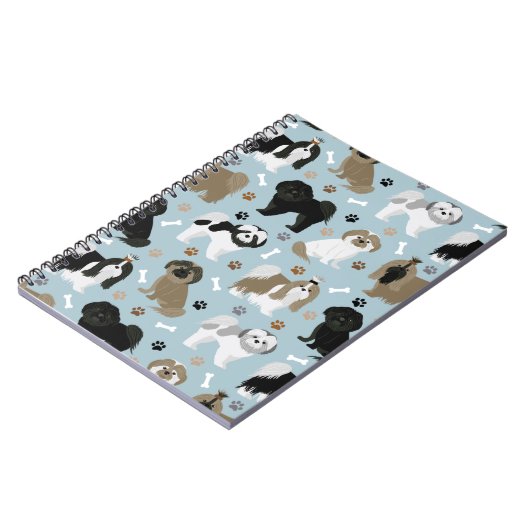 Carnet Chien Chien Chien Chien Chien Chien Paws et Os (Côté gauche)