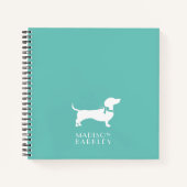 Carnet Chien Chien Chien Puppy de Dachshund (Devant)