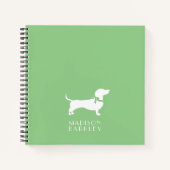 Carnet Chien Chien Chien Puppy de Dachshund (Devant)