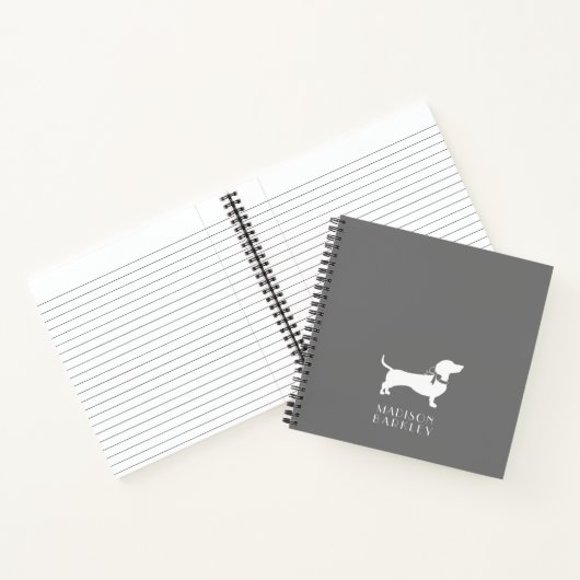 Carnet Chien Chien Chien Puppy de Dachshund (Intérieur)