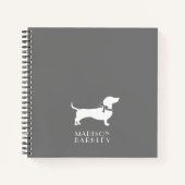 Carnet Chien Chien Chien Puppy de Dachshund (Devant)