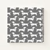 Carnet Chien Chien Chien Puppy de Dachshund (Dos)