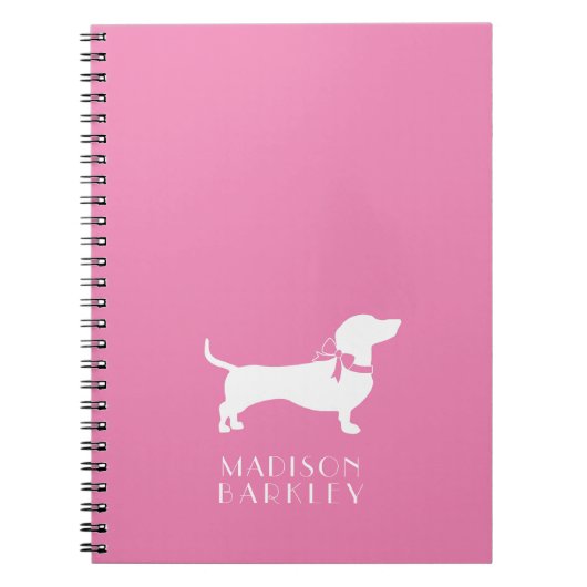 Carnet Chien Chien Chien Puppy de Dachshund (Devant)