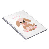Carnet Chien Chien Pastel Personnalisé Carton Simple (Côté Droit)