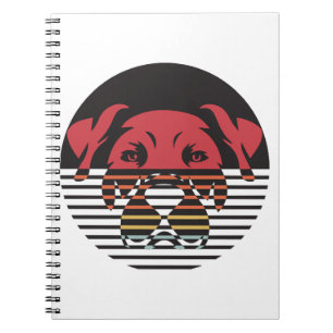 Carnet Chien Chiot Chemise J'Aime Chiens Paw Imprimer Coe