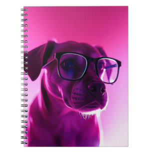 Carnet Chien Cool avec Lunettes de Soleil