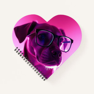 Carnet Chien Cool avec Lunettes de Soleil