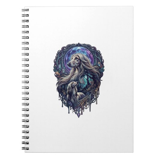 Carnet Chien Crystal Moon Forêt Enchantée_1 (Devant)