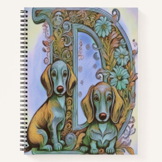 Carnet Chien D Alphabet (Devant)