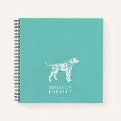 Carnet Chien dalmate chiot (Devant)