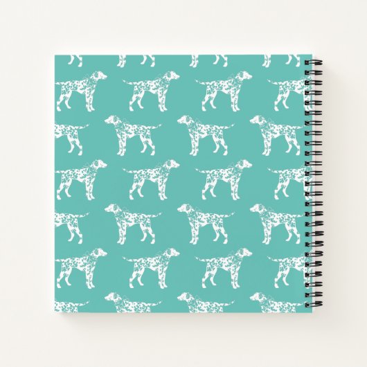 Carnet Chien dalmate chiot (Dos)