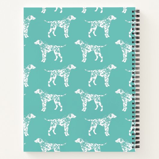 Carnet Chien dalmate chiot (Dos)