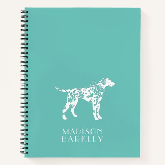 Carnet Chien dalmate chiot (Devant)