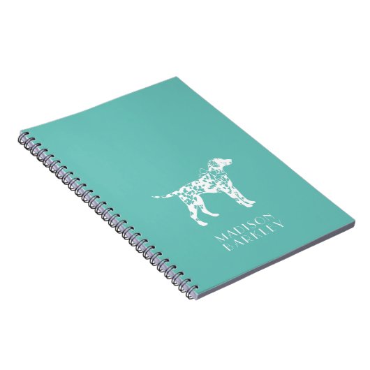 Carnet Chien dalmate chiot (Côté Droit)