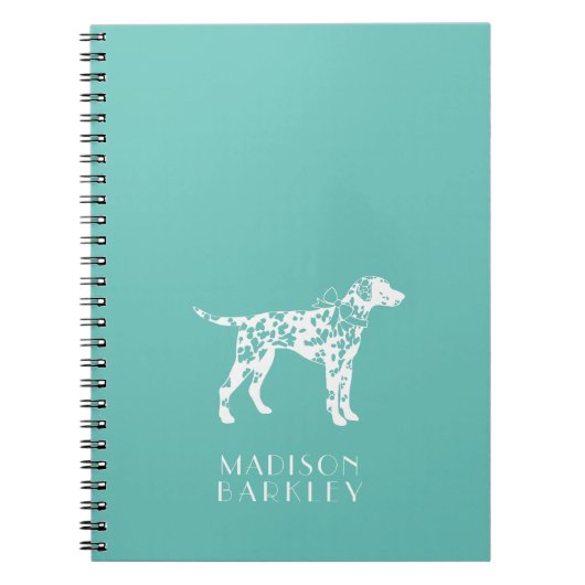 Carnet Chien dalmate chiot (Devant)