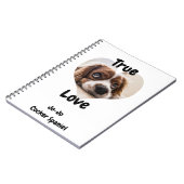 Carnet Chien d'amour vrai  (Côté gauche)