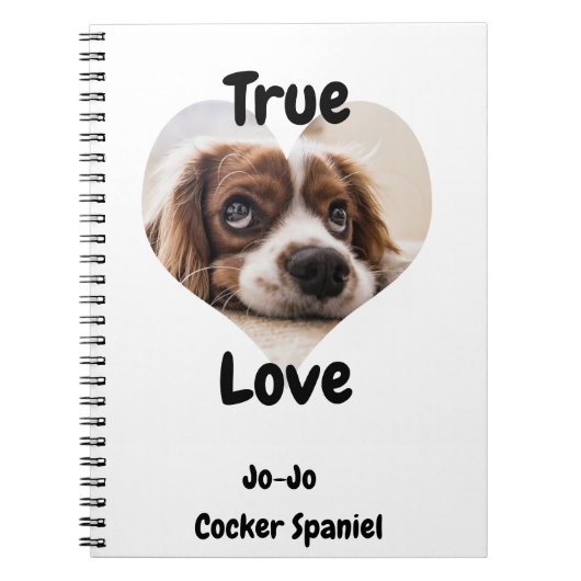 Carnet Chien d'amour vrai  (Devant)