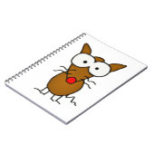Carnet Chien de bande dessinée (Côté gauche)