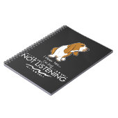 Carnet Chien de Basset Hound - entendez que vous je (Côté gauche)