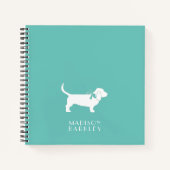 Carnet Chien de Basset Hound Puppy (Devant)