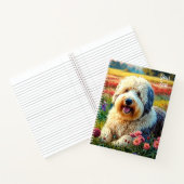 Carnet Chien de berger anglais ancien (Intérieur)