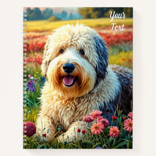 Carnet Chien de berger anglais ancien