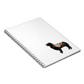 Carnet Chien de Berger Aussie race Selle Florale Bohémien (Côté Droit)