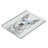 Carnet Chien de bétail australien - Cute Original Dog Art (Côté gauche)