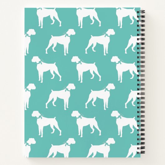 Carnet Chien de boîte Chien chiot (Dos)