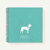 Carnet Chien de Boston Terrier Puppy (Devant)