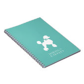 Carnet Chien de caniche Français (Côté Droit)