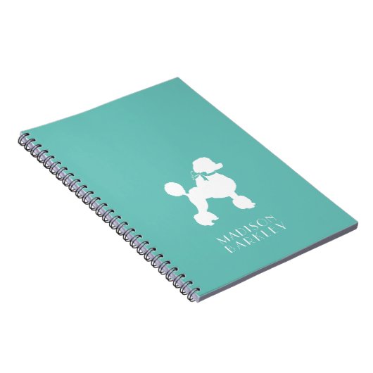 Carnet Chien de caniche Français (Côté Droit)