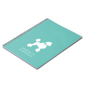 Carnet Chien de caniche Français (Côté gauche)