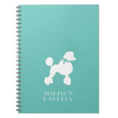 Carnet Chien de caniche Français (Devant)