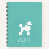 Carnet Chien de caniche Français (Devant)