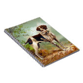 Carnet Chien de chasse avec oiseau dans la bouche (Côté Droit)